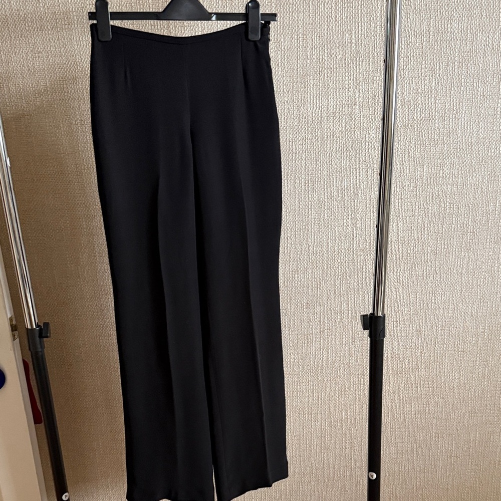 Armani Collezioni Classic Black Trousers